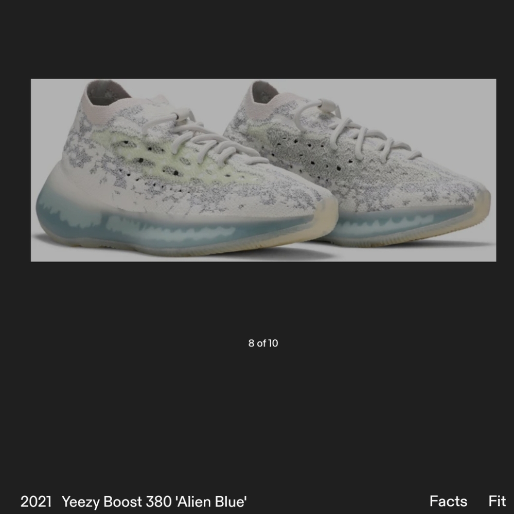 Yeezy alien blue 380